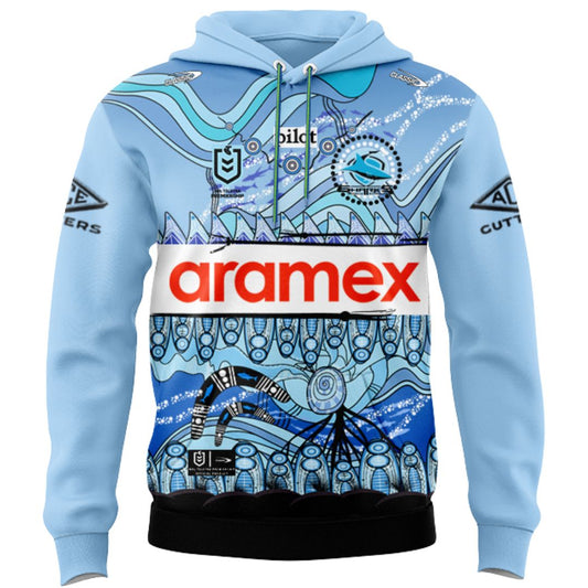 Cronulla Sutherland Sharks 2026 Indigenous Hoodie
