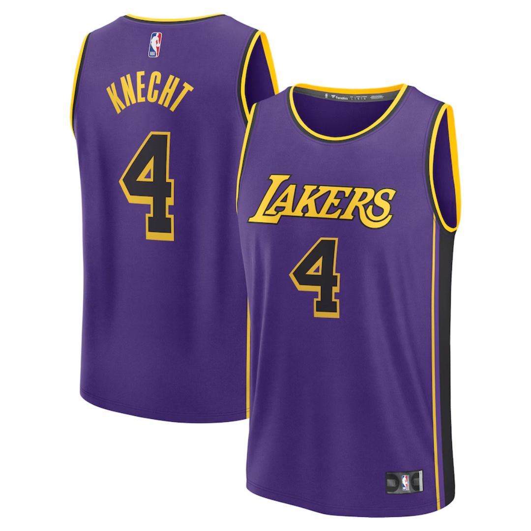 Los Angeles Lakers 2024/25 Dalton Knecht #4 Away Jersey