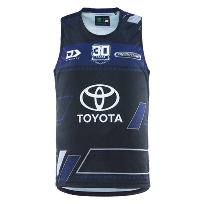 North Queensland Cowboys 2026 Blue Training Singlet