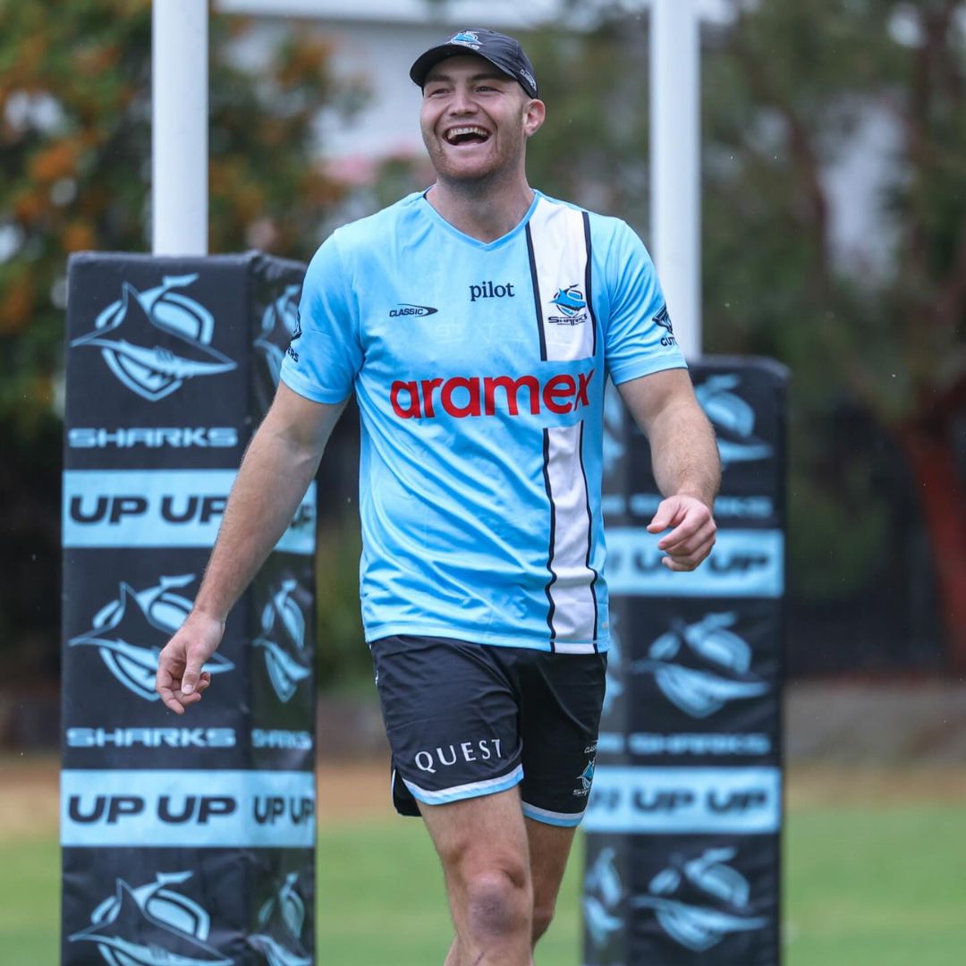 Cronulla Sutherland Sharks 2026 Sky Blue Training Shirt