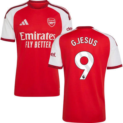 Arsenal Gunners 2026/27 G.Jesus #9 Home Jersey Shirt