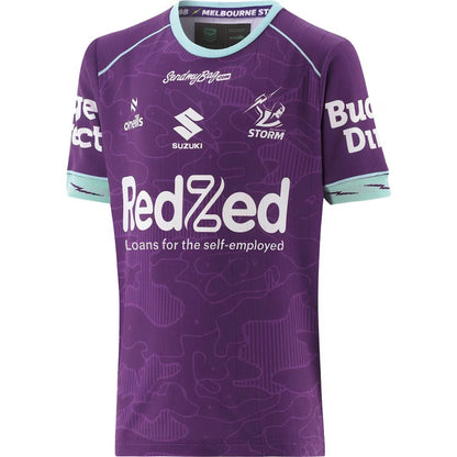 Melbourne Storm 2026 Kids Purple Training Shirt