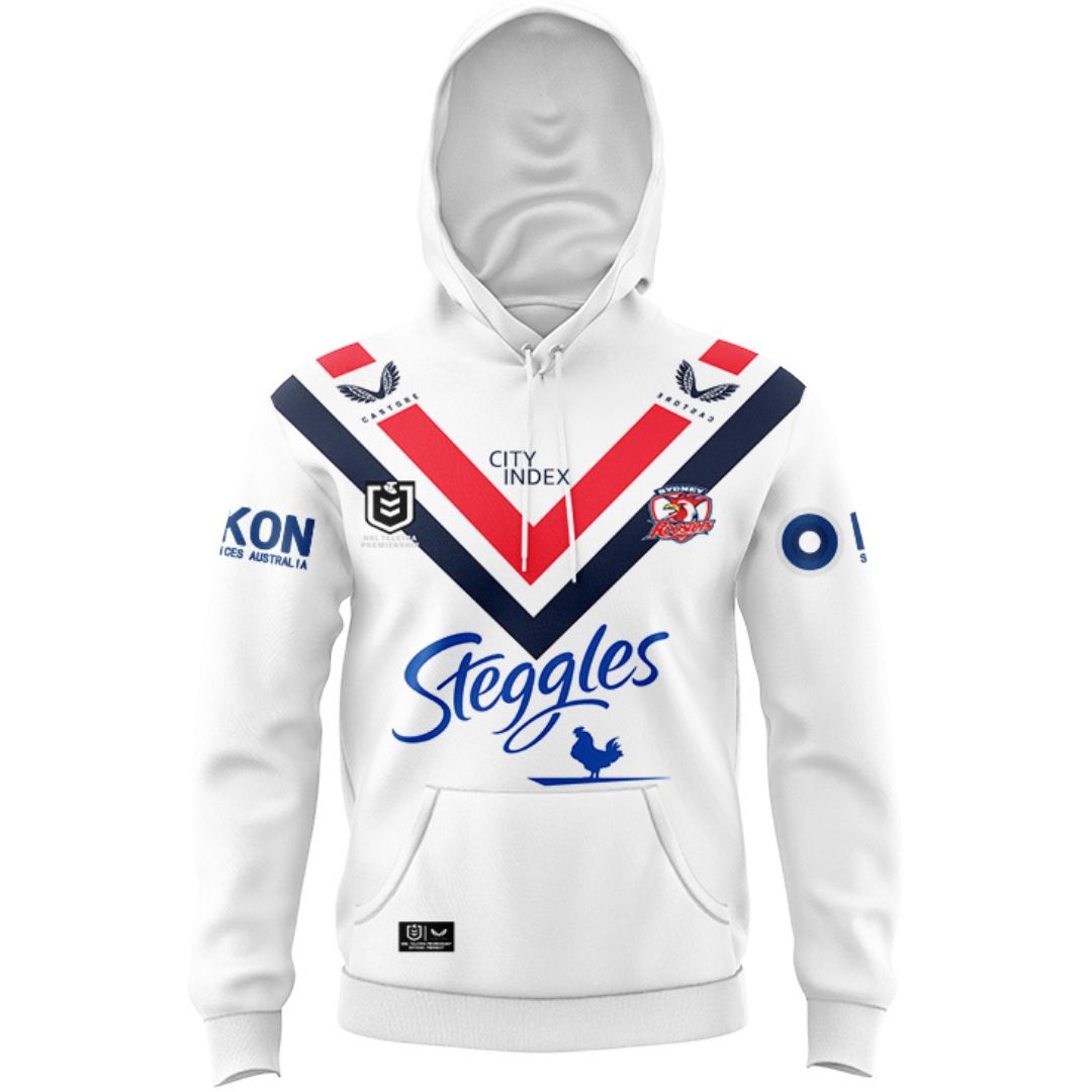 Sydney Roosters 2024 Kids Away Hoodie