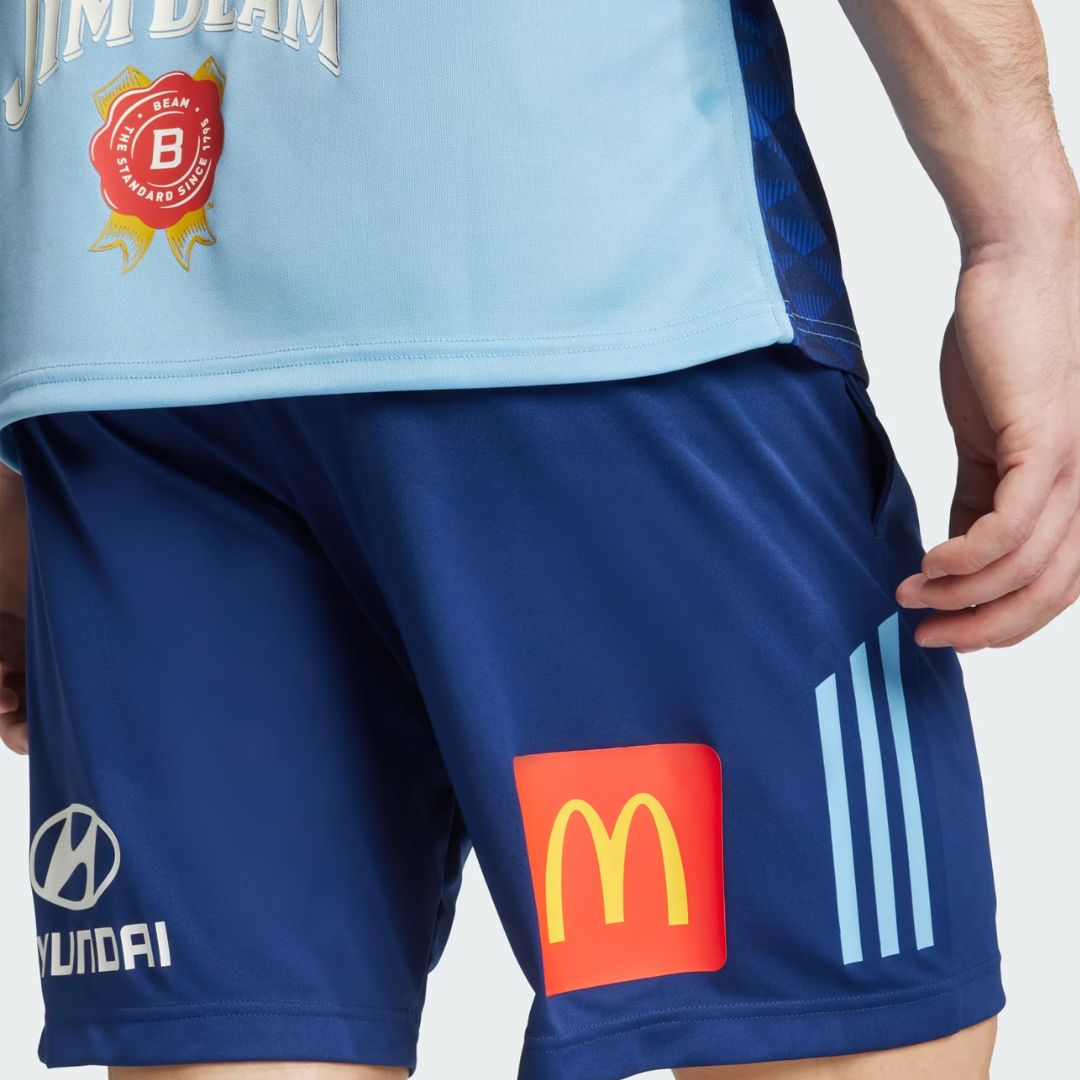 NSW Blues State Of Origin 2025 Long Gym Shorts