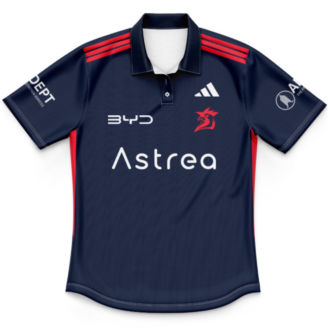 Sydney Roosters 2026 Kids Navy Blue Training Polo Shirt