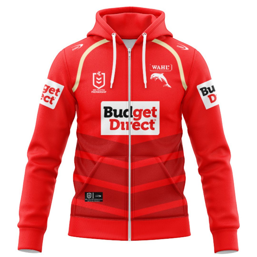Redcliffe Dolphins 2026 Home Hoodie with Zipper