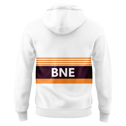 Brisbane Broncos 2025 Run Out Hoodie with Zipper