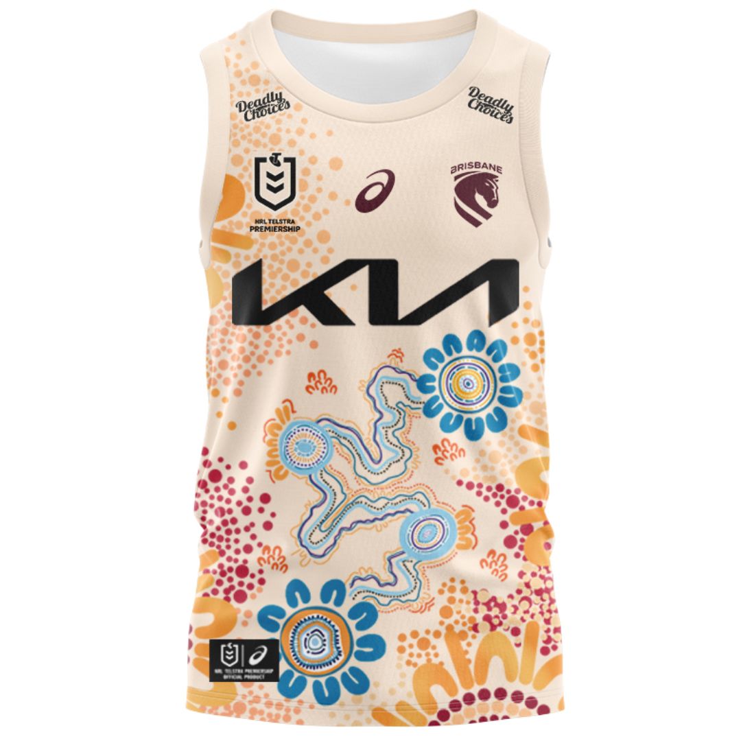 Brisbane Broncos 2026 Indigenous Singlet