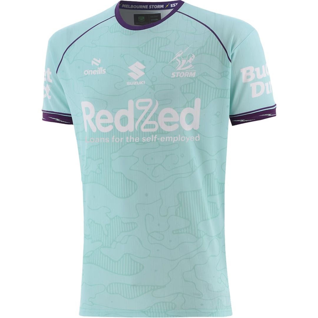Melbourne Storm 2026 Mint Green Training Shirt