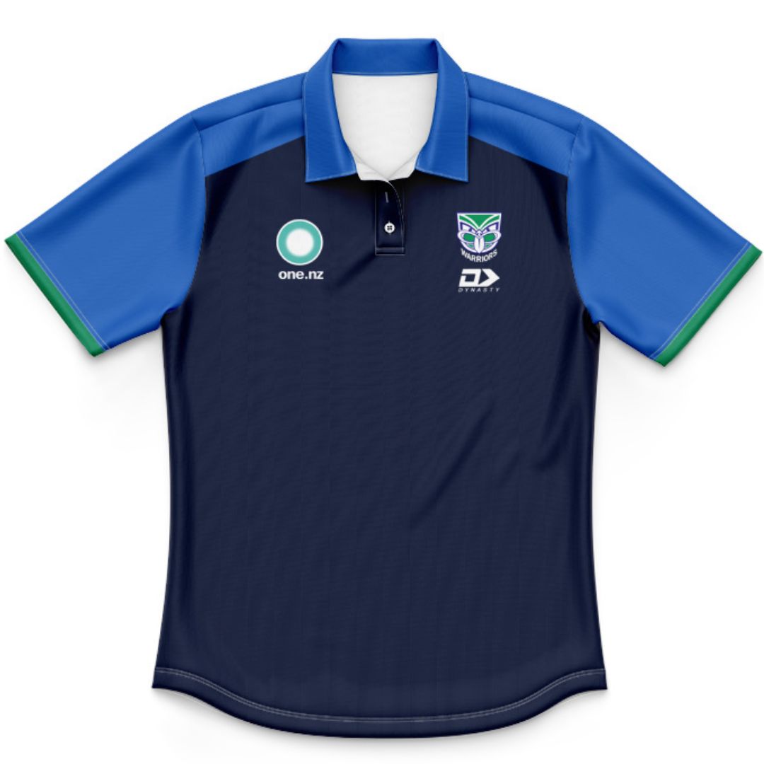 New Zealand Warriors 2026 Kids Media Polo Shirt