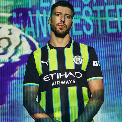 Manchester City 2024/25 Away Jersey Shirt (Add Your Own Name & Number)