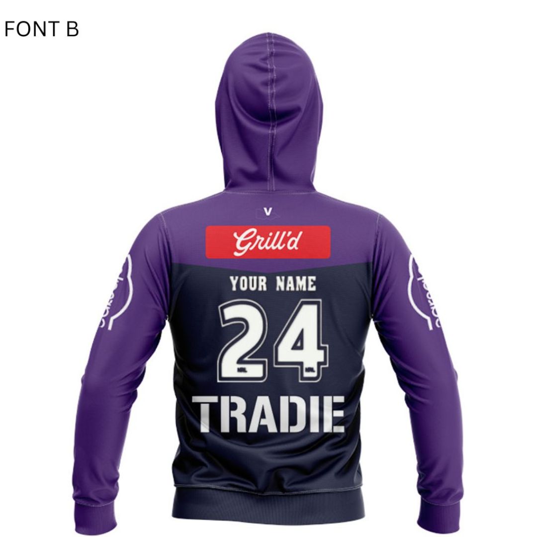 Melbourne Storm 2025 Home Hoodie with Zipper