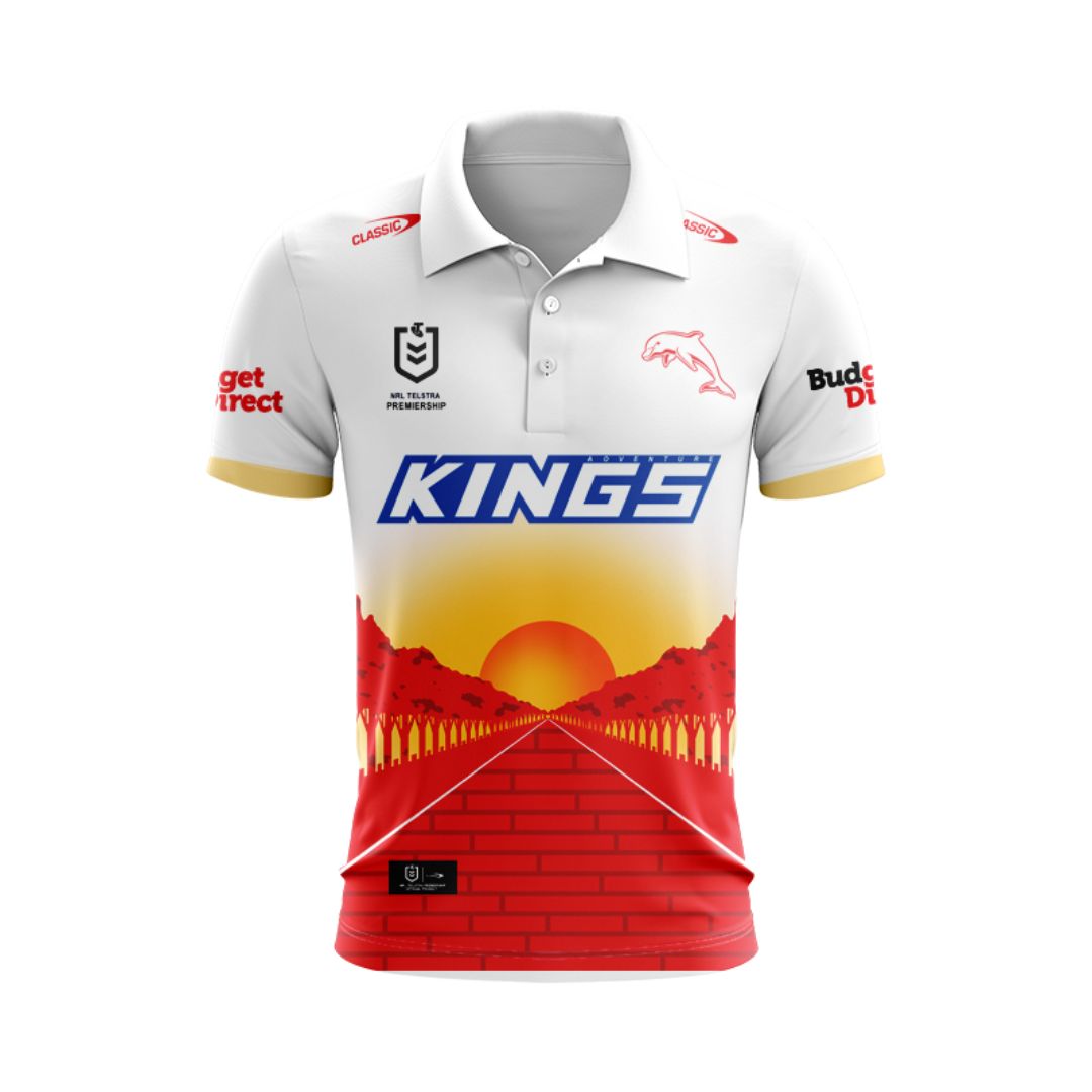 Redcliffe Dolphins 2024 ANZAC Polo Shirt