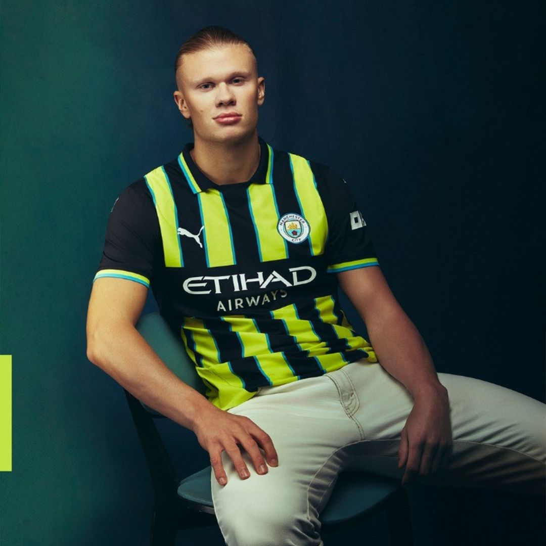 Manchester City 2024/25 Away Jersey Shirt (Add Your Own Name & Number)