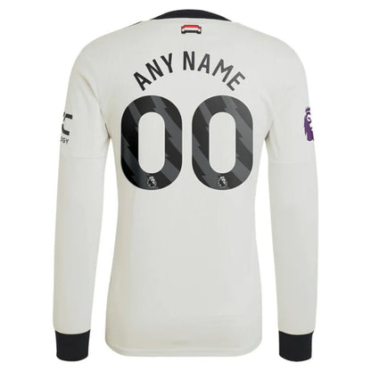Manchester United 2024/25 Long Sleeve Third Jersey Shirt (Add Your Own Name & Number)