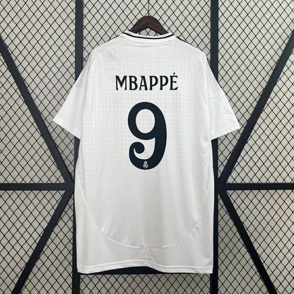 Real Madrid 2024/25 Mbappé #9 Home Jersey Shirt
