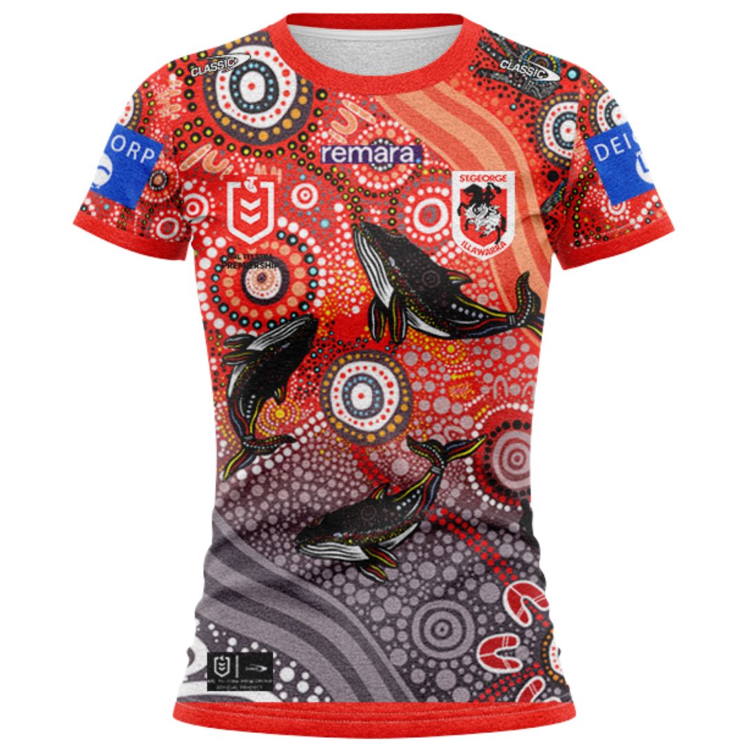St George Illawarra Dragons 2026 Women's Indigenous Shirt
