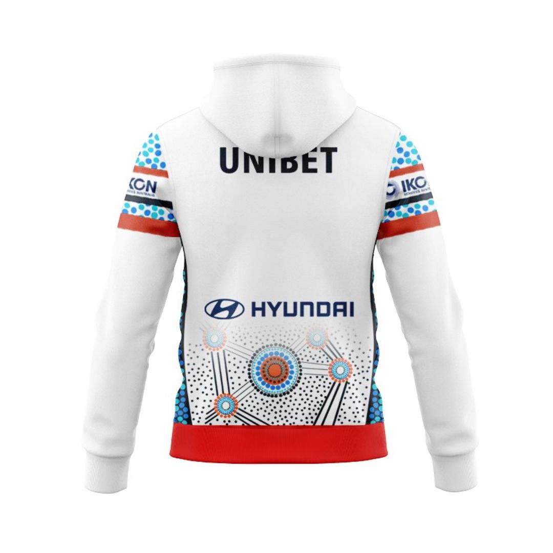 Sydney Roosters 2024 Indigenous Hoodie with Zipper