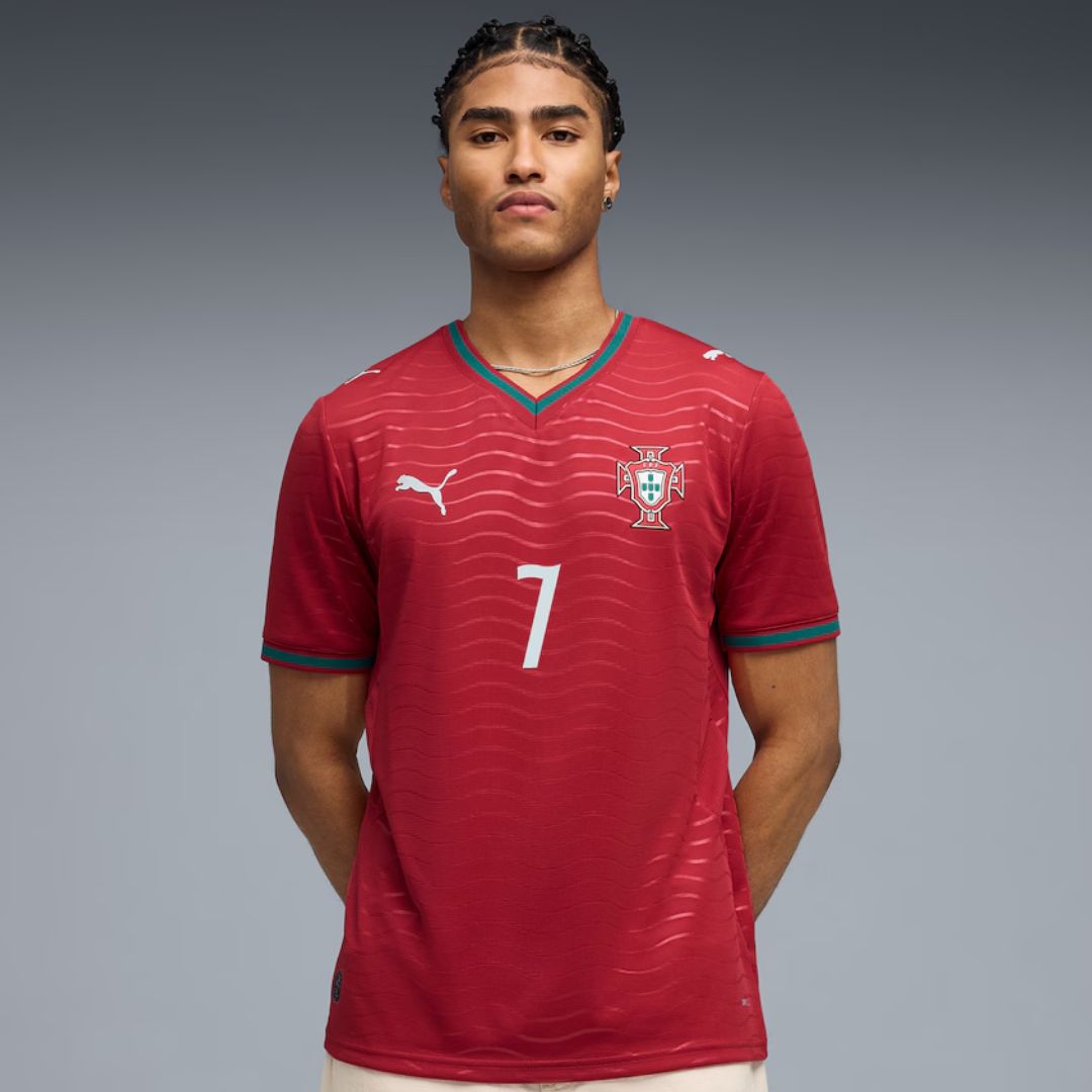 Portugal 2026 Ronaldo Soccer World Cup of Football Home Jersey Shirt