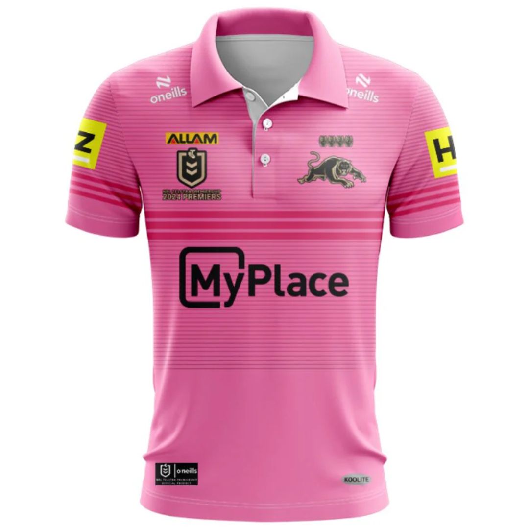 Penrith Panthers Premiers 4 In a Row Polo Shirt