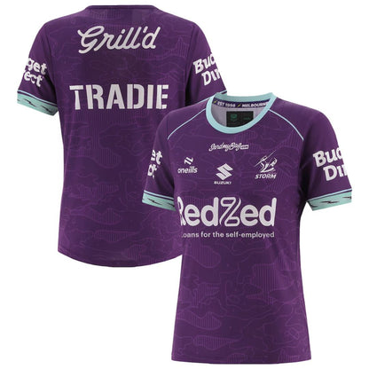 Melbourne Storm 2026 Women's Purple Training Shirt