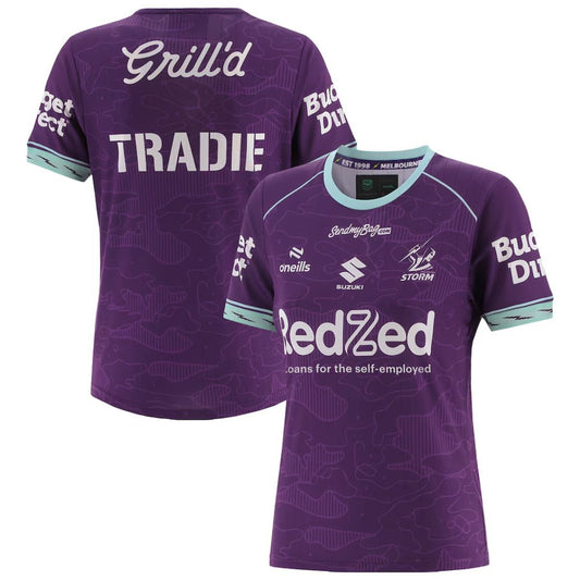 Melbourne Storm 2026 Women's Purple Training Shirt