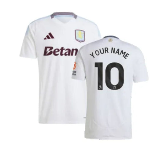Aston Villa 2024/25 Away Jersey Shirt (Add Your Own Name & Number)