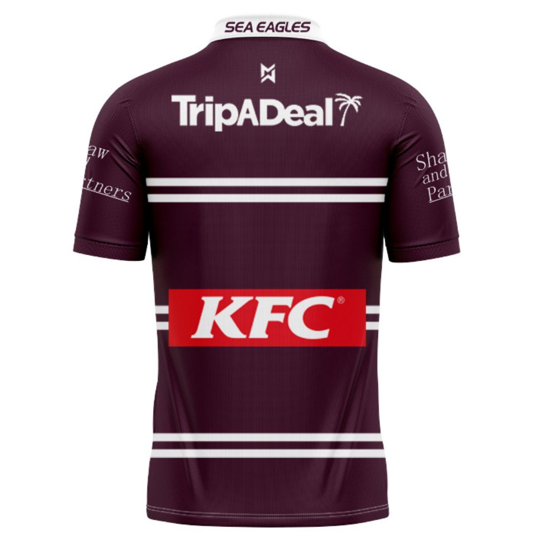 Manly Warringah Sea Eagles 2025 Home Polo Shirt