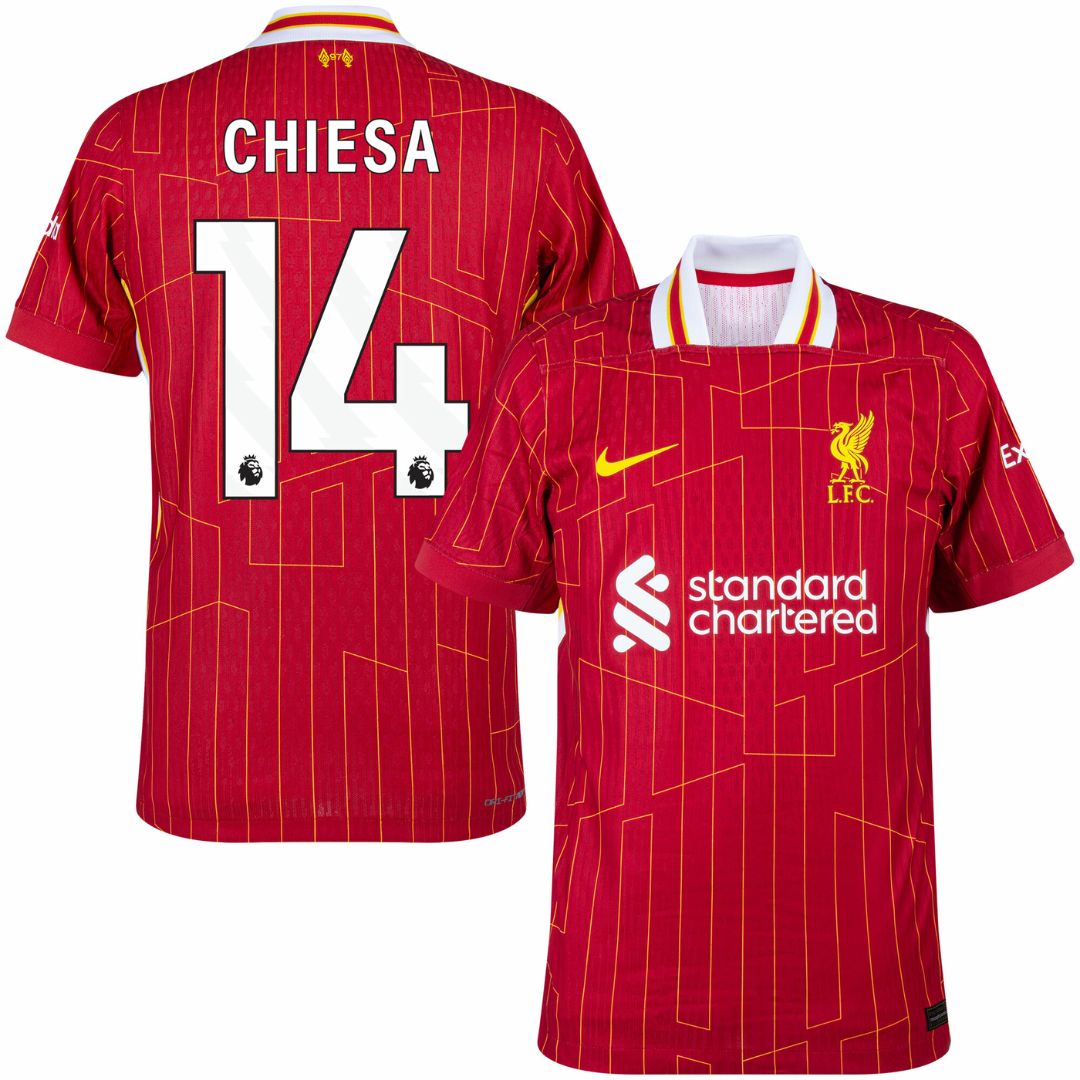 Liverpool 2024/25 Chiesa #14 Home Jersey Shirt