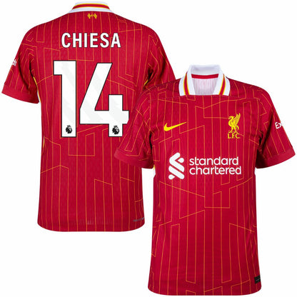 Liverpool 2024/25 Chiesa #14 Home Jersey Shirt