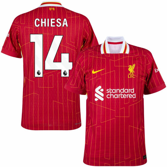 Liverpool 2024/25 Chiesa #14 Home Jersey Shirt