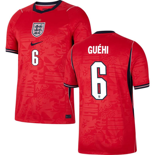 England Soccer 2026 World Cup Guéhi #6 Away Jersey Shirt