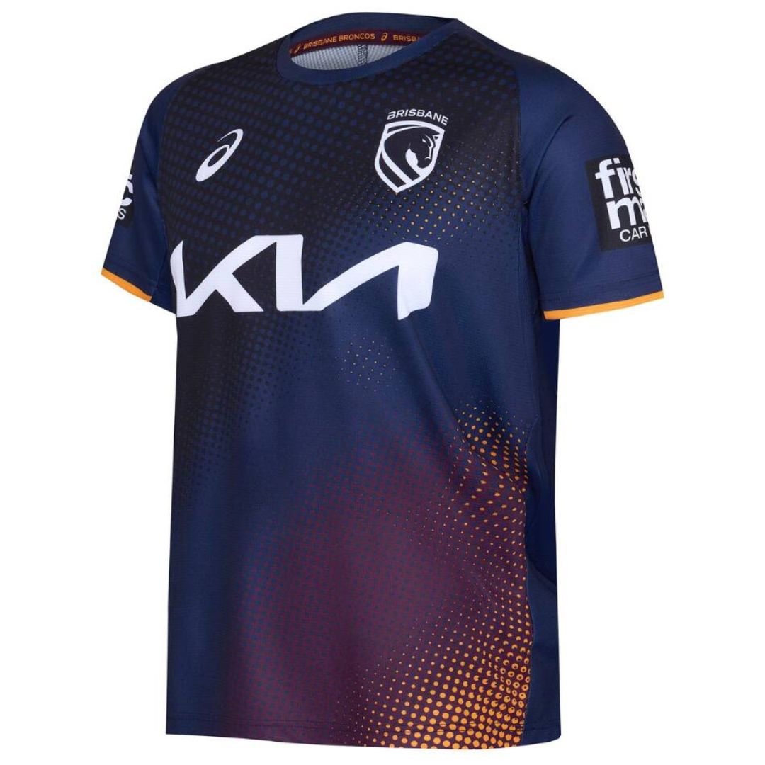 Brisbane Broncos 2026 Navy Blue Training Shirt