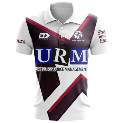 Manly Warringah Sea Eagles 2025 Warm Up Polo Shirt