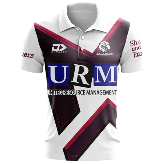 Manly Warringah Sea Eagles 2025 Warm Up Polo Shirt