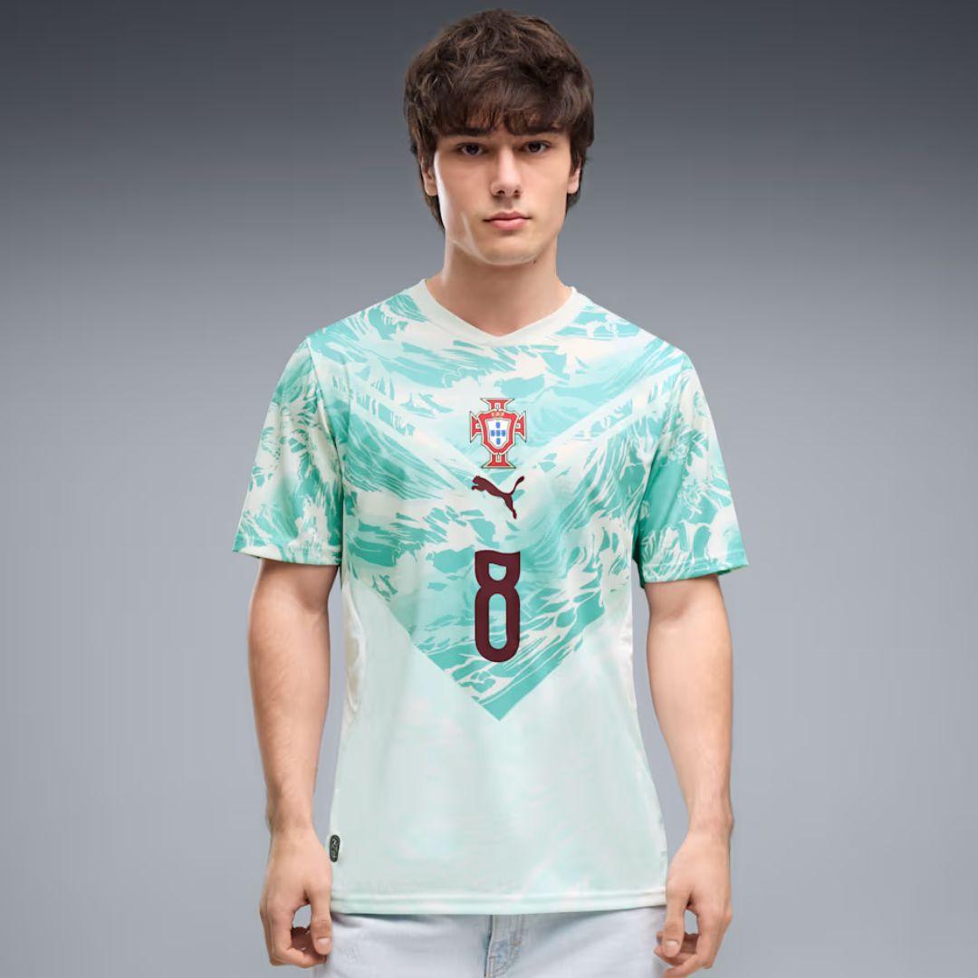 Portugal 2026 B.Fernandes Soccer World Cup of Football Players Edition Away Jersey Shirt