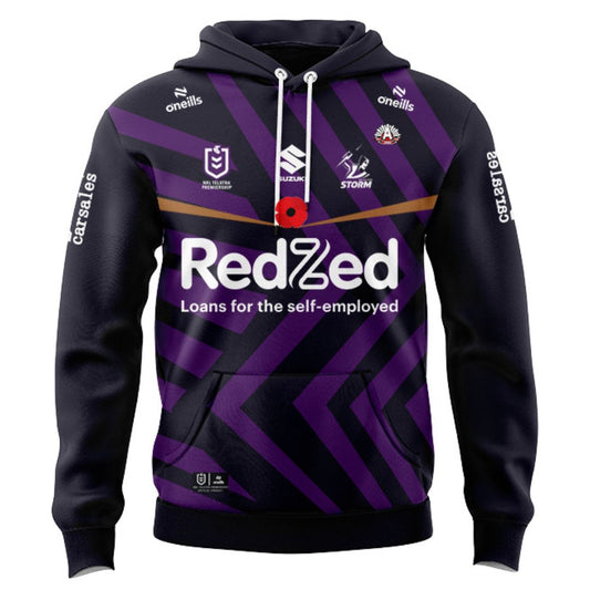 Melbourne Storm 2024 ANZAC Hoodie