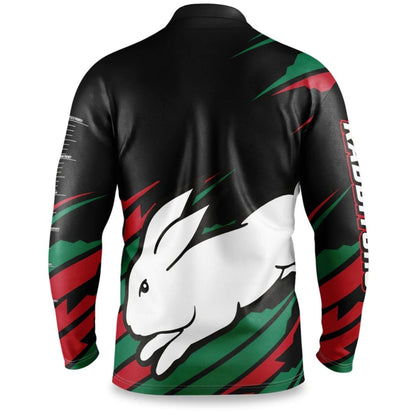 South Sydney Rabbitohs Long Sleeve Ignition Fishing Shirt