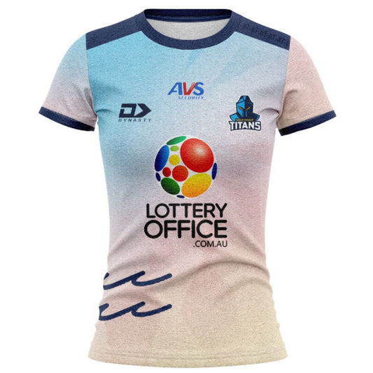 Gold Coast Titans 2026 Women's Sunset Training Shirt