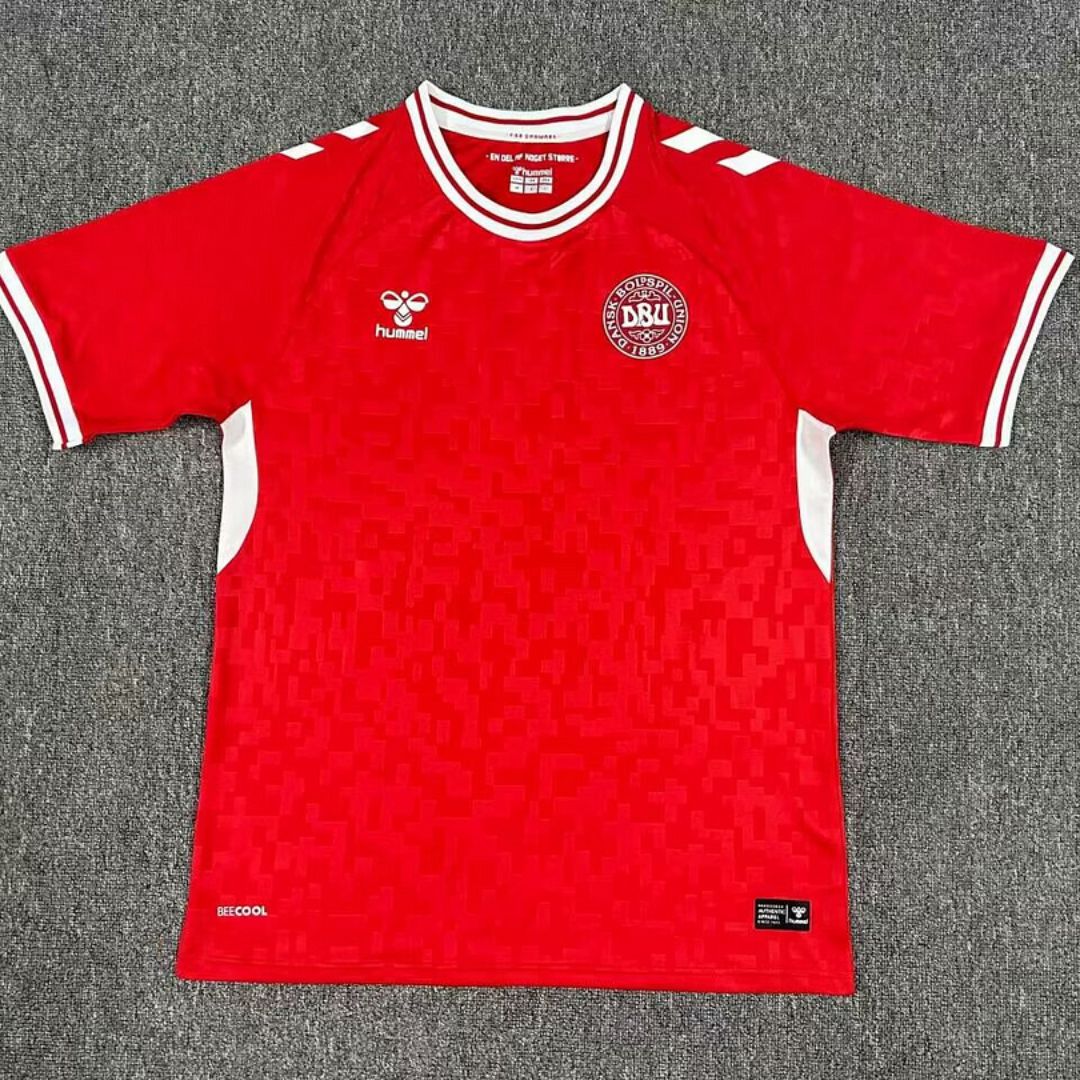 Denmark Euro 2024 Home Jersey Shirt
