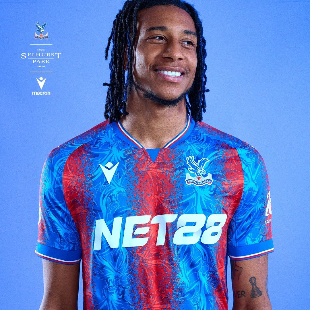 Crystal Palace 2024/25 Home Jersey Shirt (Add Your Own Name & Number)