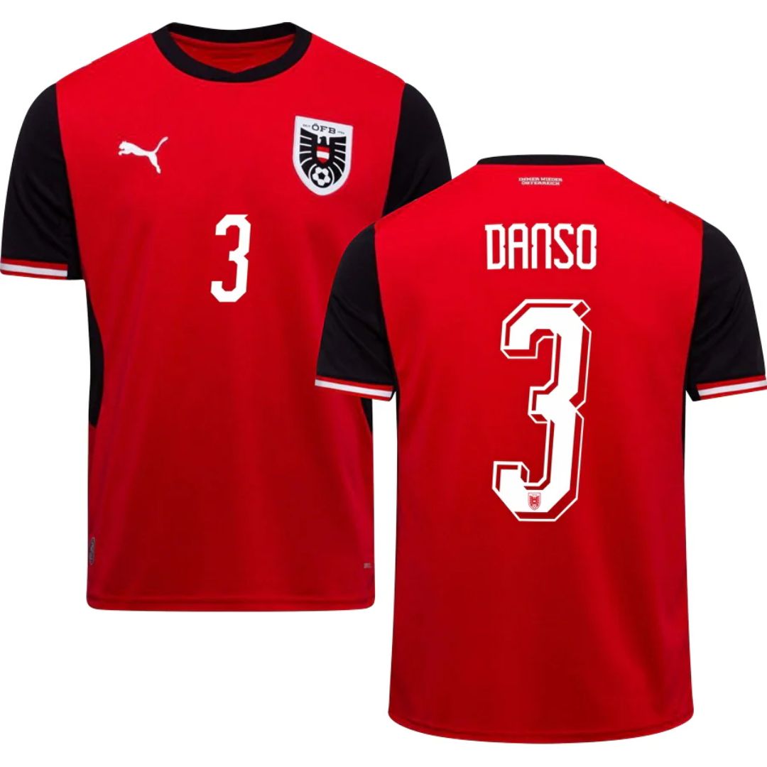Austria 2026 World Cup Danso #3 Home Jersey Shirt