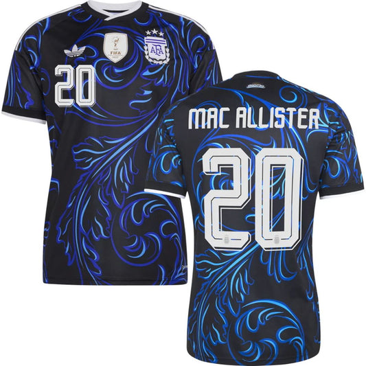 Argentina 2026 World Cup Mac Allister #20 Away Jersey