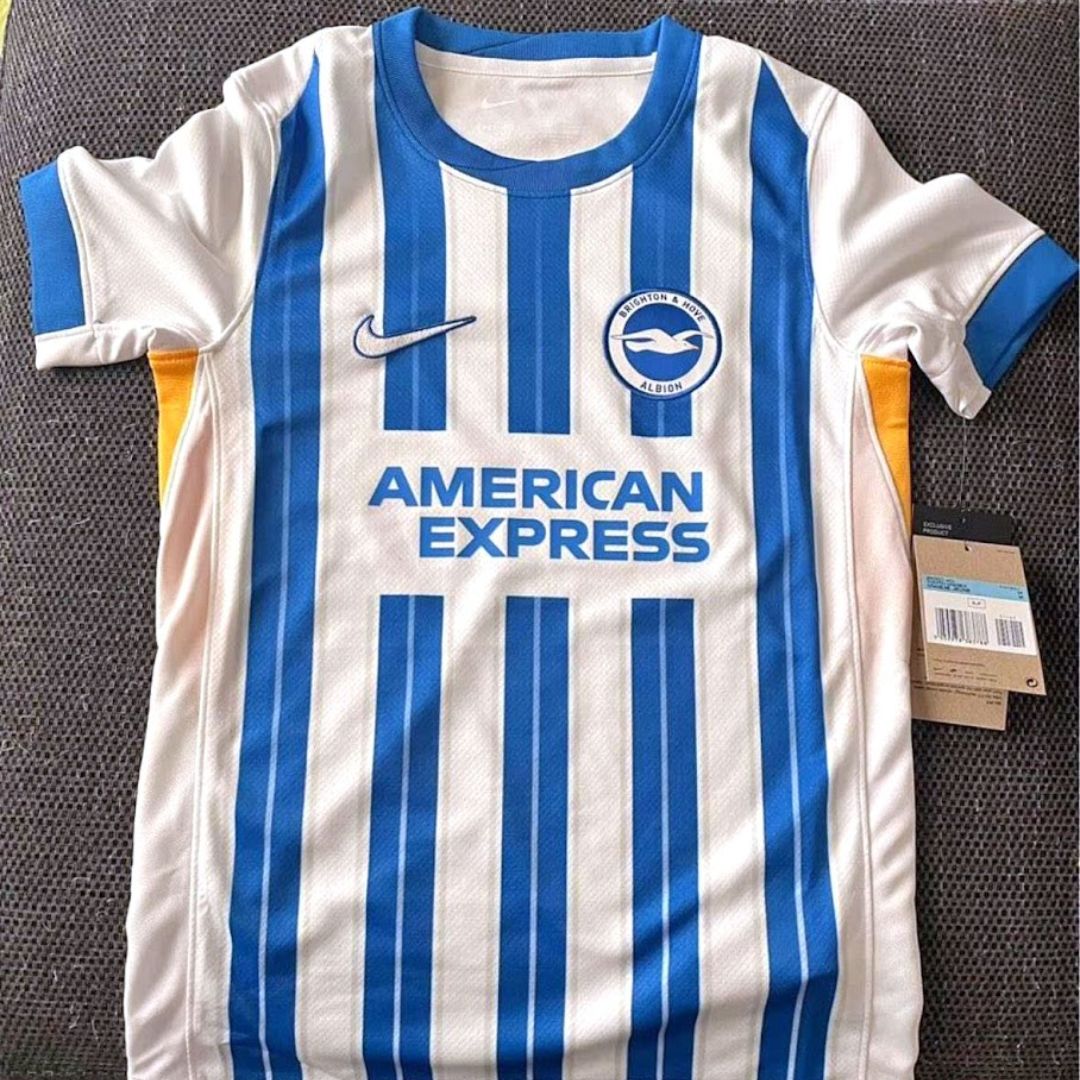 Brighton & Hove Albion 2024/25 Home Jersey Shirt Kit