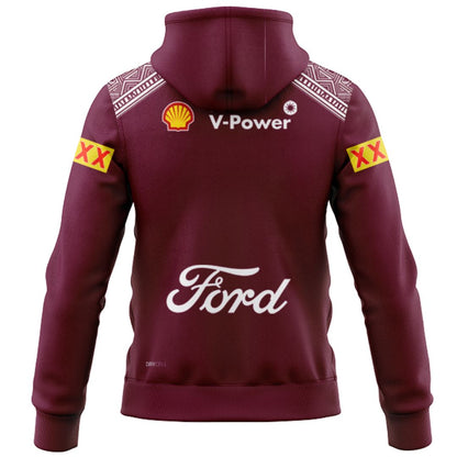 Queensland Maroons 2026 State Of Origin Indigenous Hoodie with Zipper