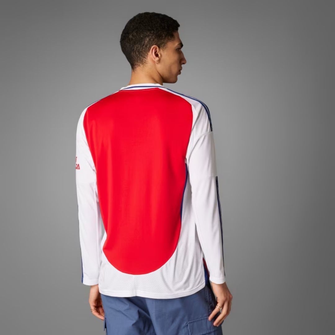 Arsenal Gunners 2024/25 Long Sleeve Home Jersey Shirt (Add Your Own Name & Number)
