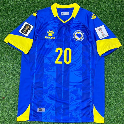 Bosnia and Herzegovina Bajraktarević #20 Football Home Jersey Shirt