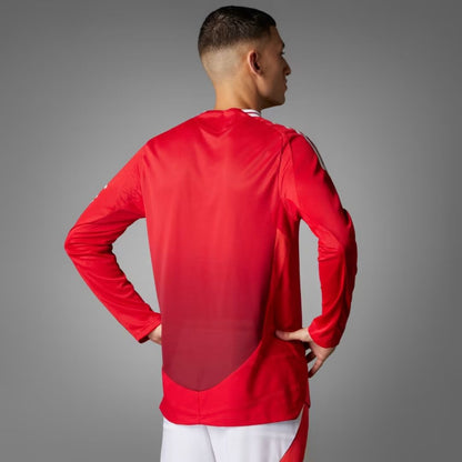 Manchester United 2024/25 Long Sleeve Home Jersey Shirt (Add Your Own Name & Number)