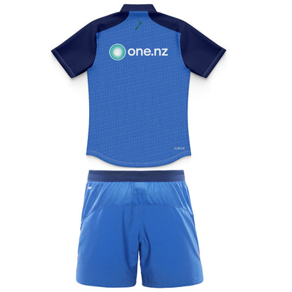 New Zealand Warriors 2026 Kids Coaches Polo Shirt and Shorts Kit