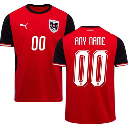 Austria 2026 World Cup Home Jersey Shirt (Choose any Name and Number)
